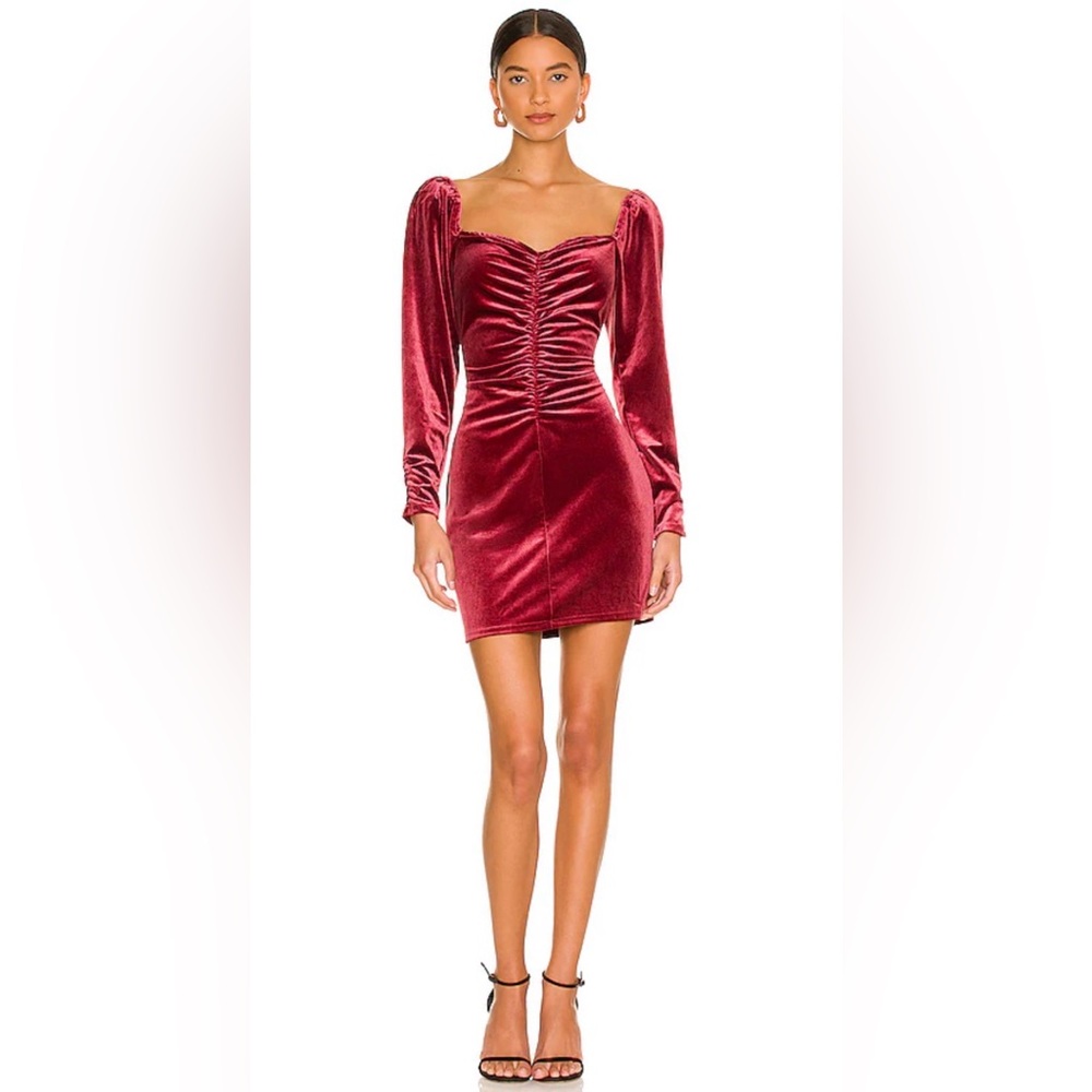 NWOT ASTR THE LABEL Ellsmere Dress in Cranberry